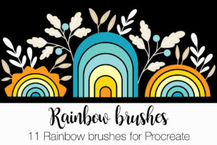 Download 11 Rainbow Brushes for Procreate - Rainbow brushes Collection