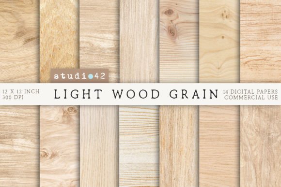 Download Wood Grain Textures Digital Paper - Grain Collection