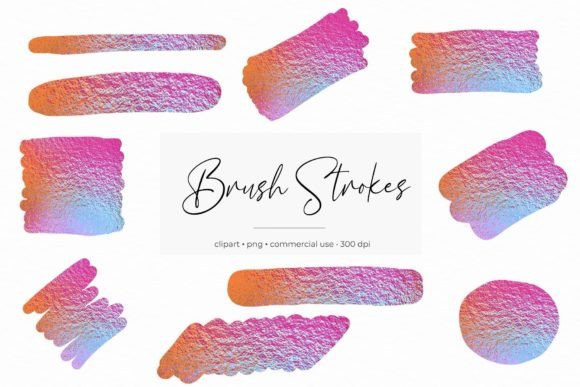 Download Metallic Brush Strokes Clipart - Metallic brush Collection