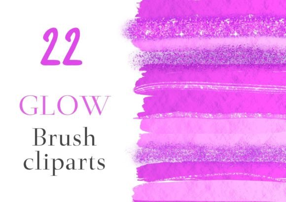 Download Purple Metallic Brush Strokes Cliparts - Metallic brush Collection