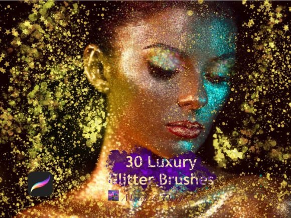 Download 30 Glitter Procreate Brushes - Premium Resources