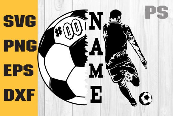 Download Soccer Player Svg, Soccer Monogram - Premium Resources