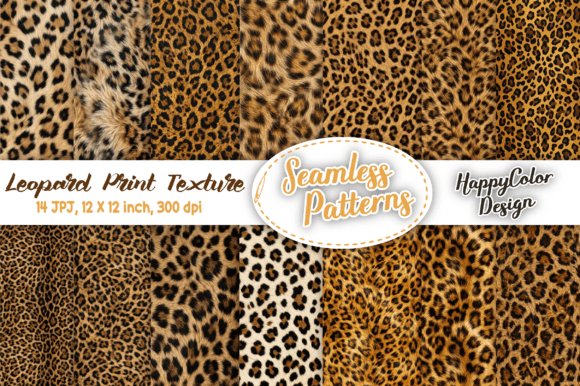 Download Leopard Print Texture Seamless Patterns - Seamless patterns Collection