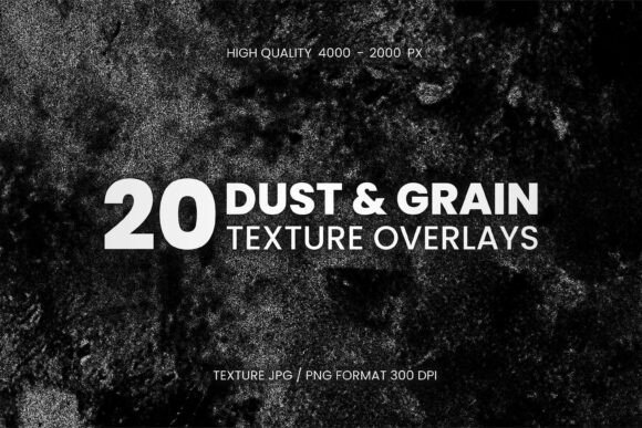 Download 20 Dust &amp; Grain Texture Overlays - Grain Collection